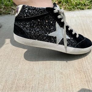 Golden Goose Sneakers Women’s Size 37 black/glitter MidTop